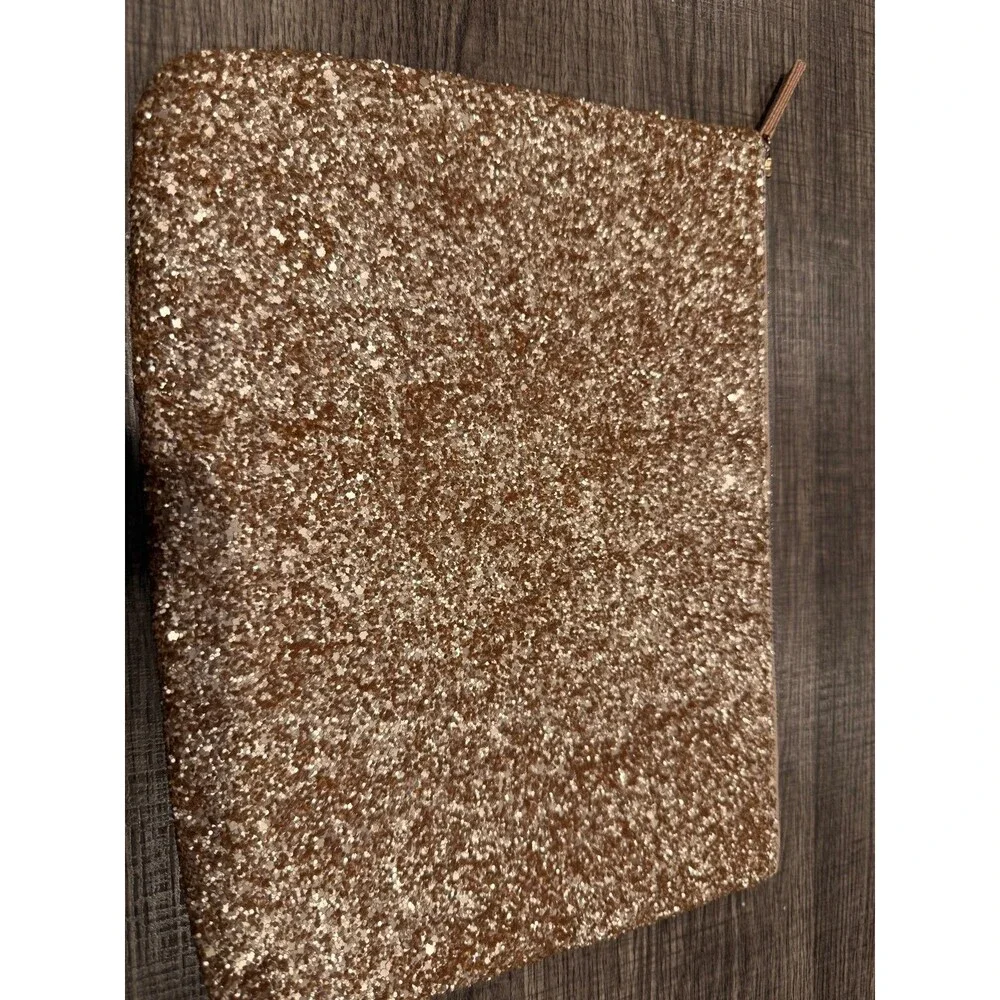 large make up bag glitter